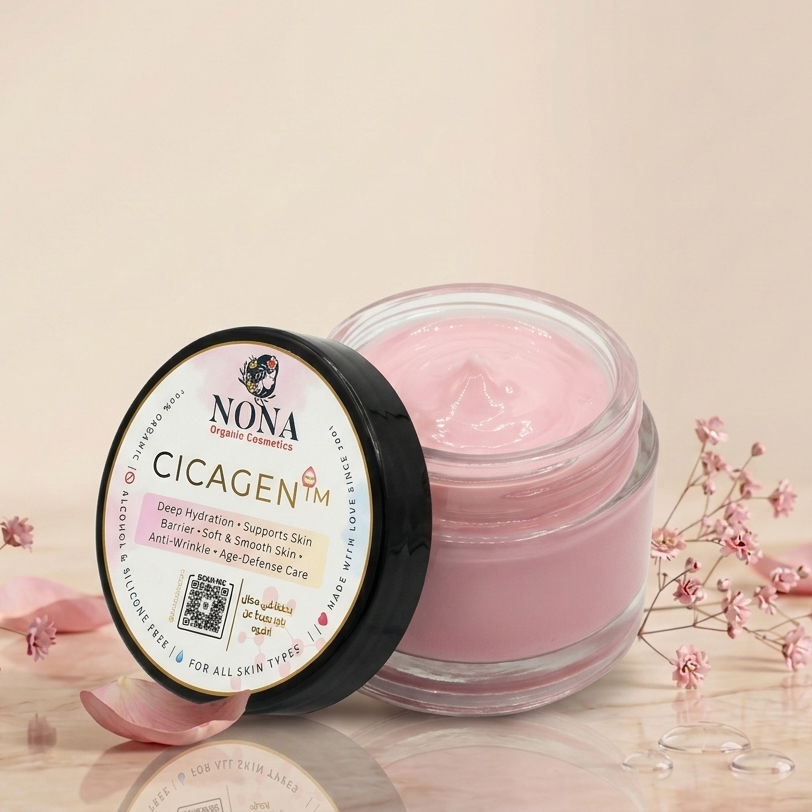 كريم سيكاجين لترميم وشد البشرة بالكولاجين والسيراميد بتركيزات حسب سن بشرتك